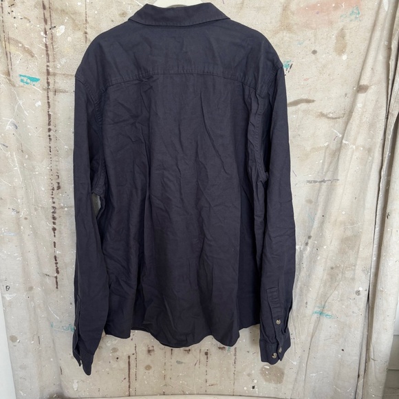 Patagonia Long-Sleeved Lightweight Fjord Flannel Shirt, Smolder Blue - Picture 4 of 5